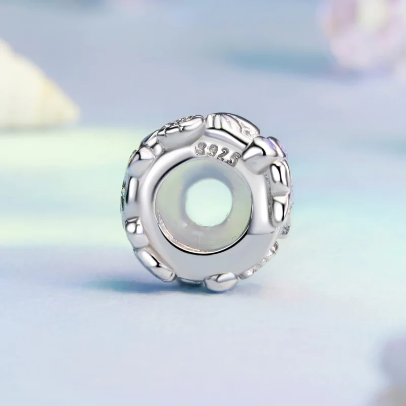(изображение за) Талисман PANDORA Style Blue Ocean Silicone Spacer - BSC1019 - Преглед 3