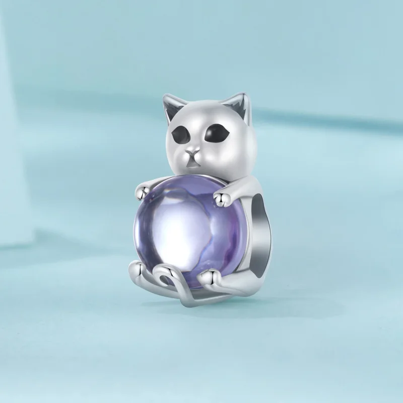 (изображение за) Талисман с камъни PANDORA Style Cat - SCC2796 - Преглед 2