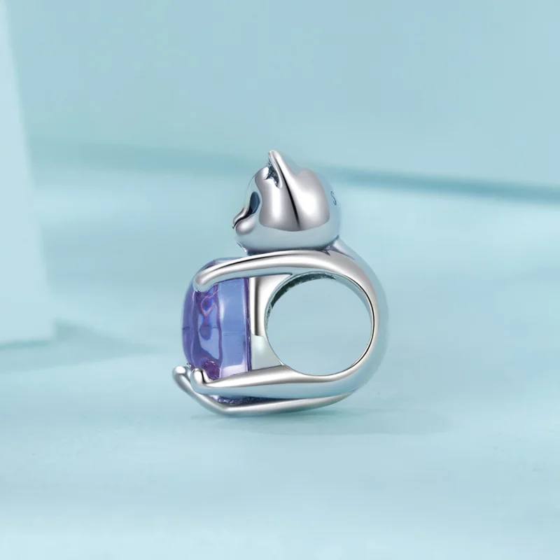 (изображение за) Талисман с камъни PANDORA Style Cat - SCC2796 - Преглед 3