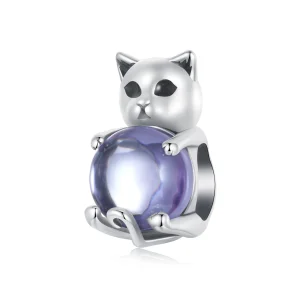 (изображение за) Талисман с камъни PANDORA Style Cat - SCC2796