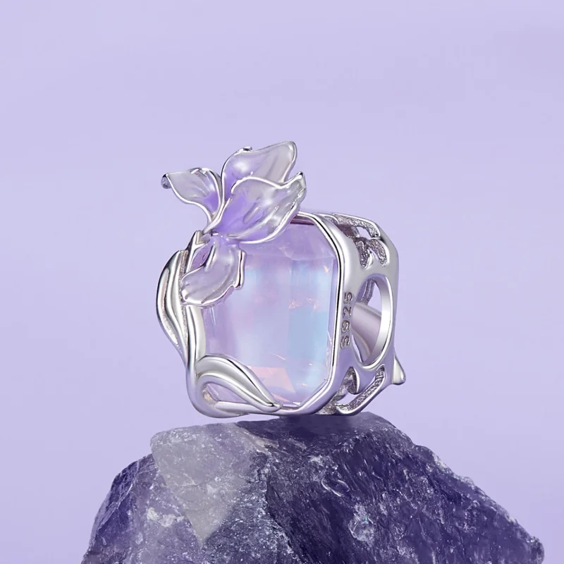 (изображение за) Талисман PANDORA Style Crystal Iris - BSC1032 - Преглед 2