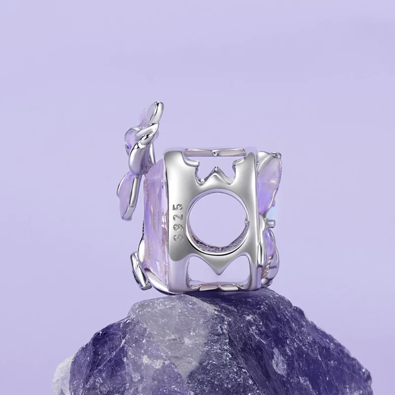 (изображение за) Талисман PANDORA Style Crystal Iris - BSC1032 - Преглед 3