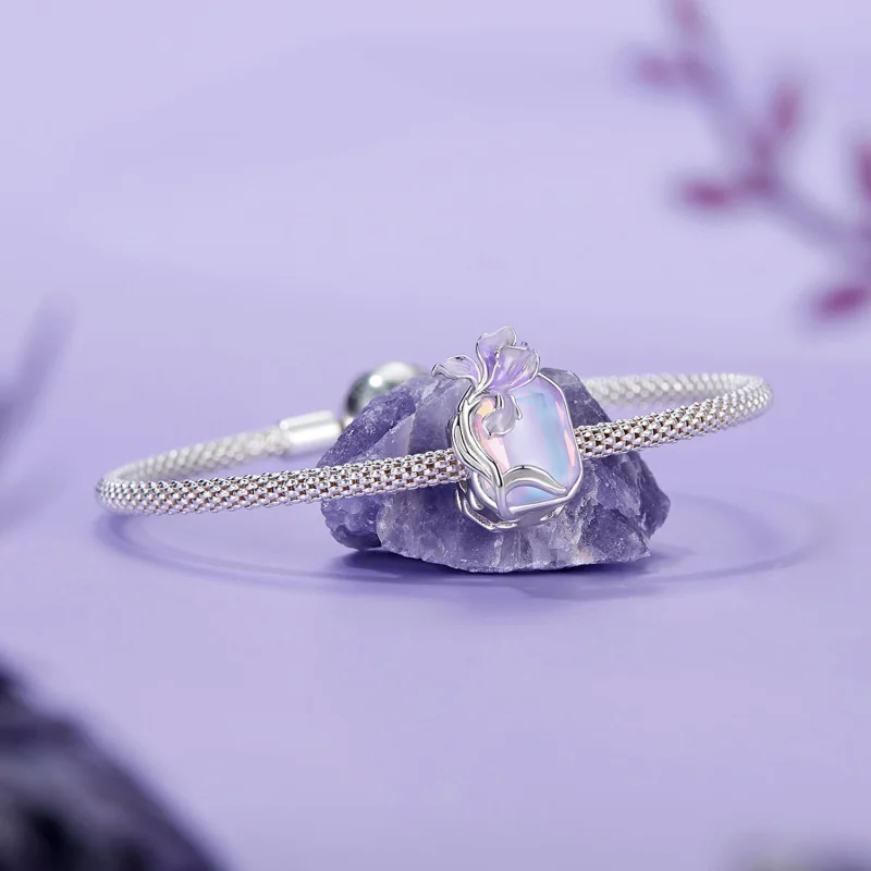 (изображение за) Талисман PANDORA Style Crystal Iris - BSC1032 - Преглед 5