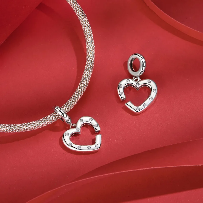 (изображение за) Двойна катарама PANDORA Style Love - SCC2773 - Преглед 5
