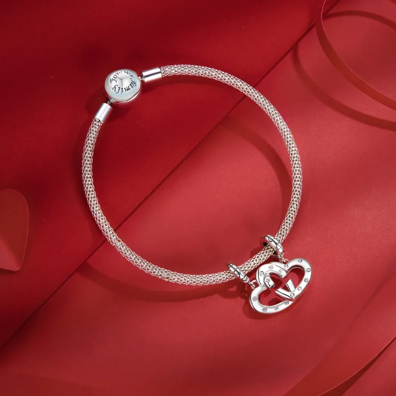 (изображение за) Двойна катарама PANDORA Style Love - SCC2773 - Преглед 6