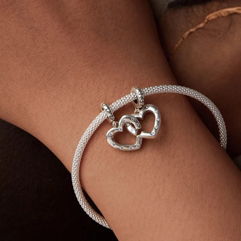 (изображение за) Двойна катарама PANDORA Style Love - SCC2773 - Преглед 10
