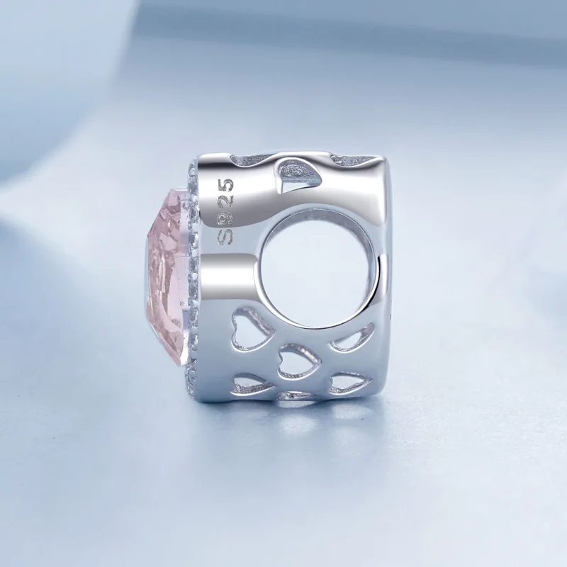 (изображение за) Талисман PANDORA Style Pink Cat - BSC1020 - Преглед 3