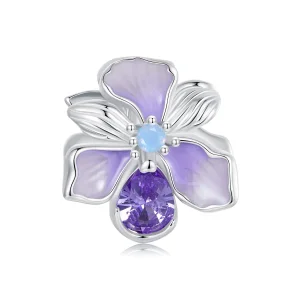 Талисман PANDORA Style Romantic Iris - BSC1031 (изображение за) Талисман PANDORA Style Romantic Iris - BSC1031