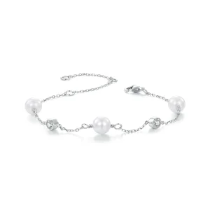 (изображение за) Гривна PANDORA Style Sea Rhythm 0.1ct (с един сертификат) - MSB017