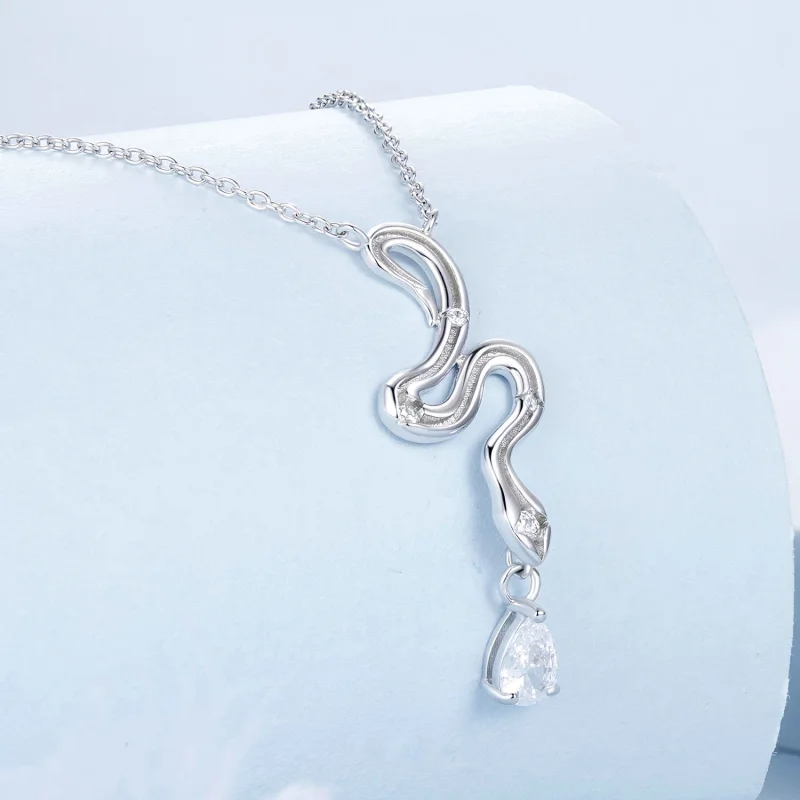 (изображение за) Колие PANDORA Style Snake - BSN385 - Преглед 2