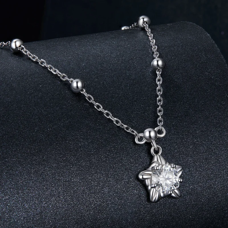 (изображение за) Колие PANDORA Style Starlight 0.5ct (с един сертификат) - MSN036 - Преглед 2