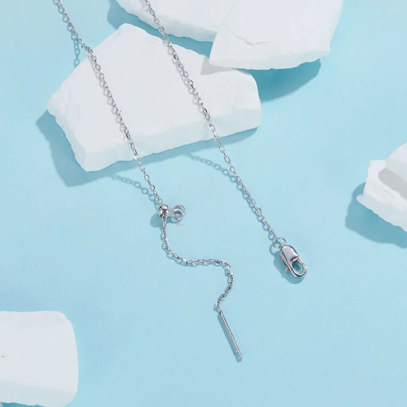 (изображение за) Колие PANDORA Style Turquoise - BSN388 - Преглед 4