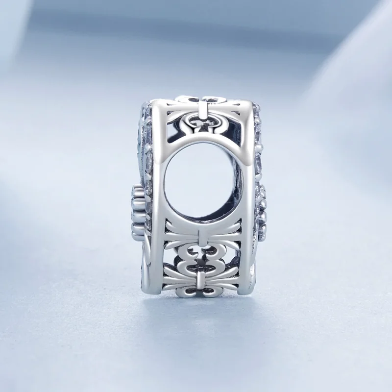 (изображение за) Талисман PANDORA Style Vintage Iris - BSC1022 - Преглед 3