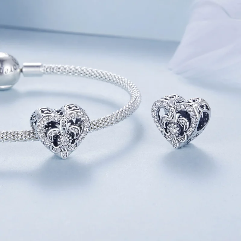 (изображение за) Талисман PANDORA Style Vintage Iris - BSC1022 - Преглед 4