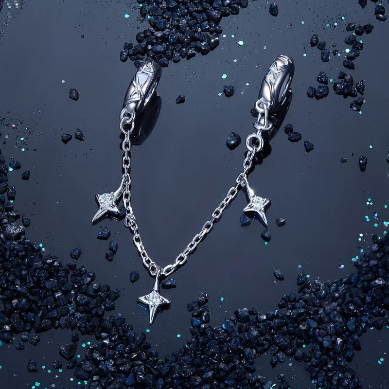 (изображение за) Защитна верига Starburst в стил PANDORA - SCC2789 - Преглед 3