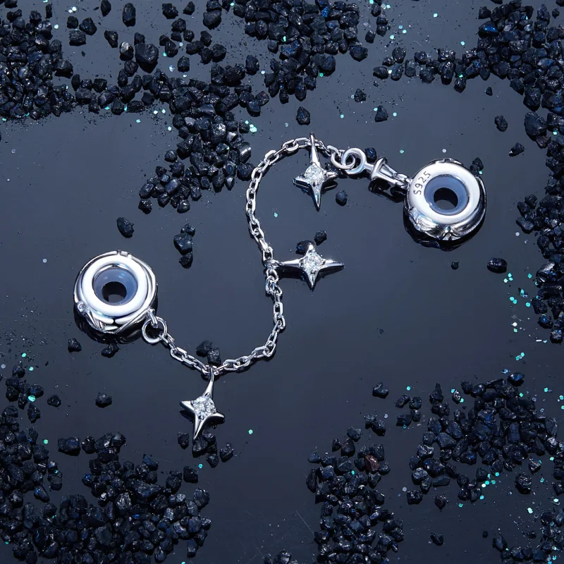 (изображение за) Защитна верига Starburst в стил PANDORA - SCC2789 - Преглед 5