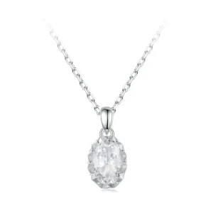 (изображение за) PANDORA Style Brilliant Beauty 1ct огърлица от моасанит (с един сертификат) - MSN035