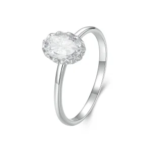 (изображение за) PANDORA Style Brilliant Beauty 1ct пръстен с моасанит (с един сертификат) - MSR049