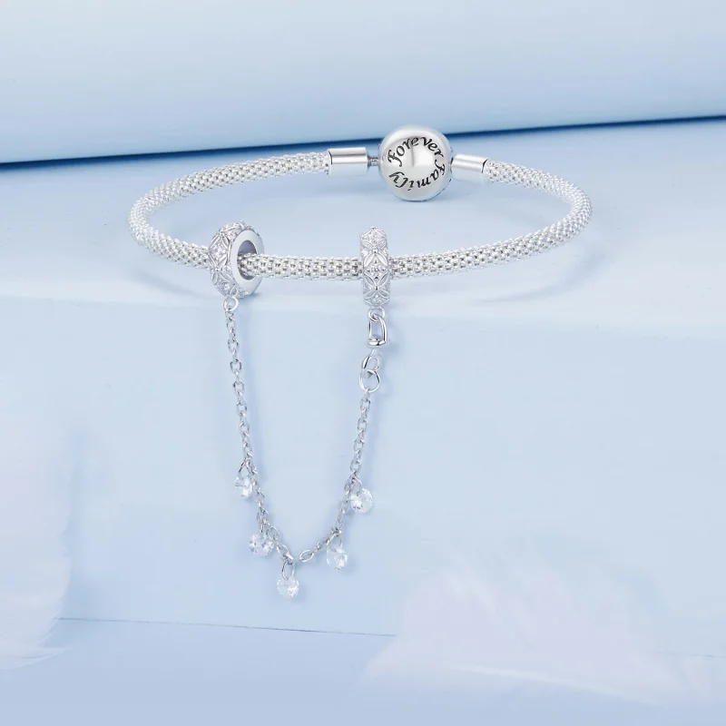 (изображение за) PANDORA Style Релефна силиконова предпазна верига - BSC1012 - Преглед 3