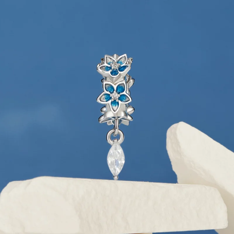 (изображение за) PANDORA Style Малка висулка делфиниум - BSC1028 - Преглед 2