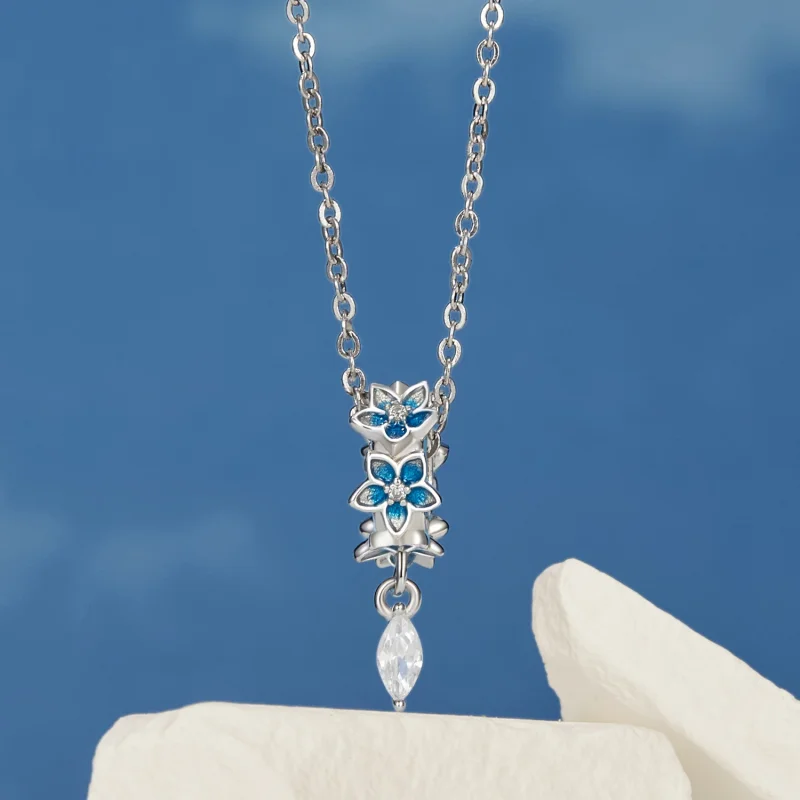 (изображение за) PANDORA Style Малка висулка делфиниум - BSC1028 - Преглед 3
