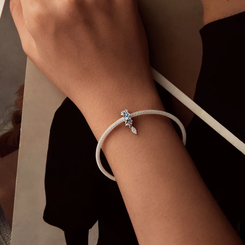 (изображение за) PANDORA Style Малка висулка делфиниум - BSC1028 - Преглед 6
