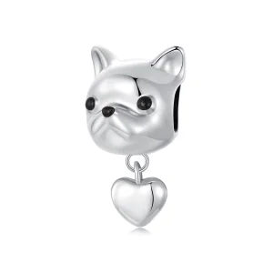 (изображение за) PANDORA Style Love French Bulldog Dangle - SCC2767