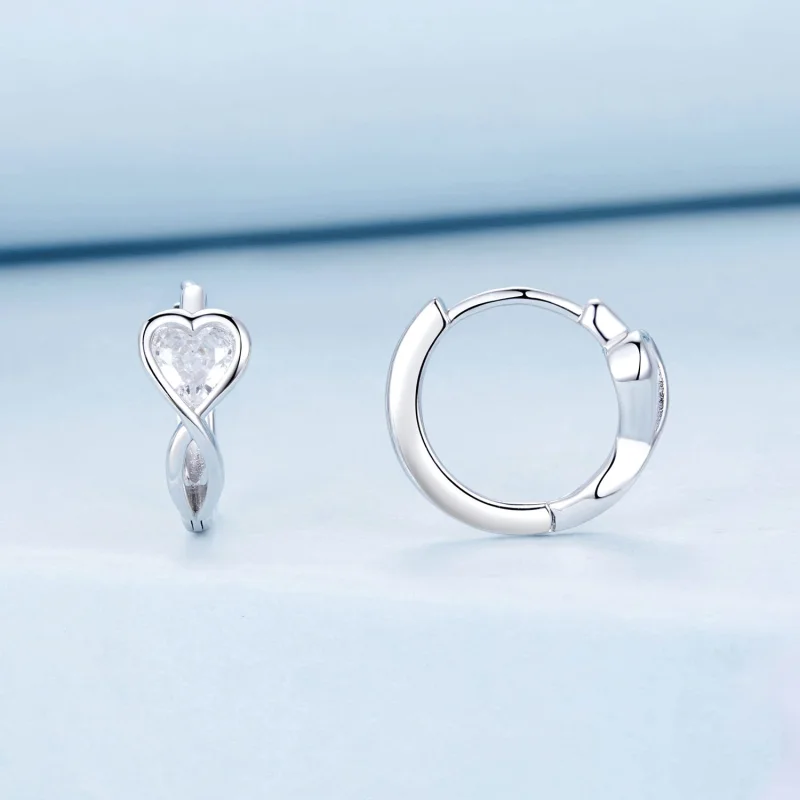 (изображение за) PANDORA Style Love Infinity Earrings - BSE1004 - Преглед 2