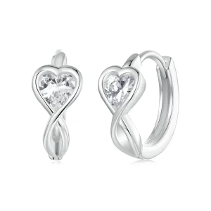 (изображение за) PANDORA Style Love Infinity Earrings - BSE1004