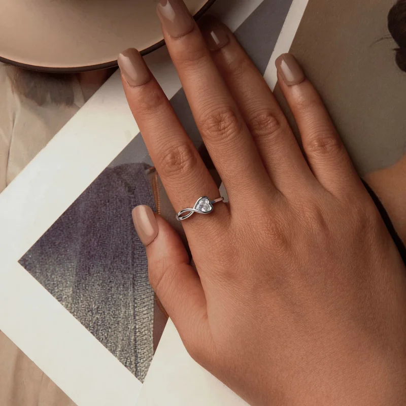 (изображение за) PANDORA Style Love Infinity Ring - BSR550 - Преглед 4