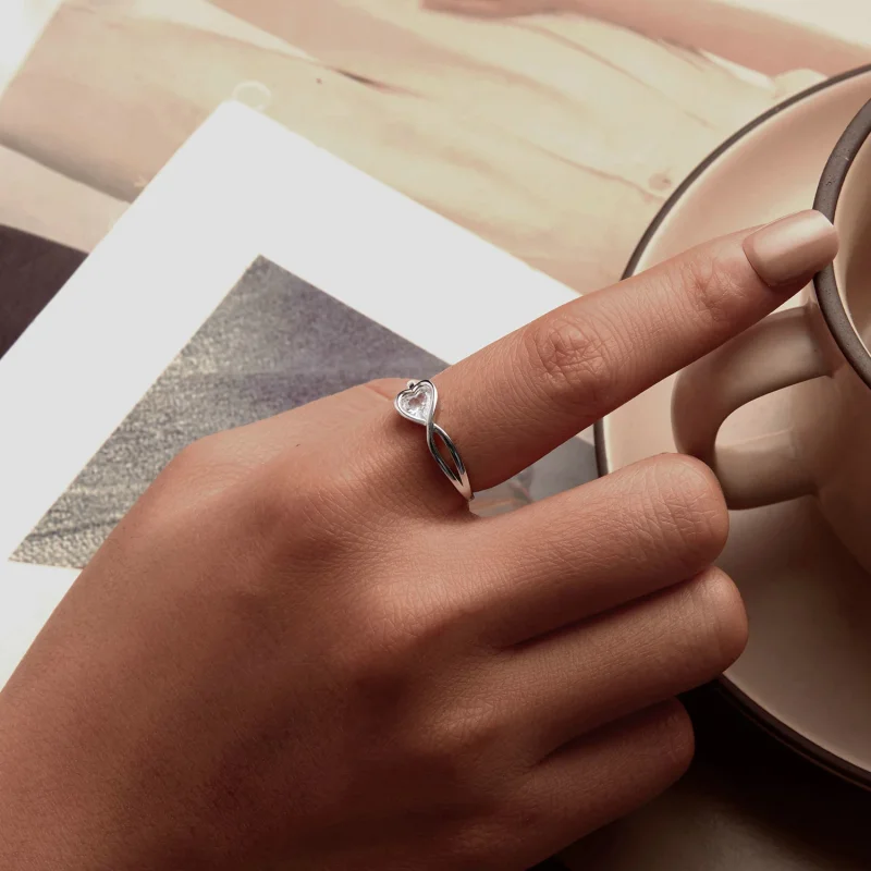 (изображение за) PANDORA Style Love Infinity Ring - BSR550 - Преглед 5