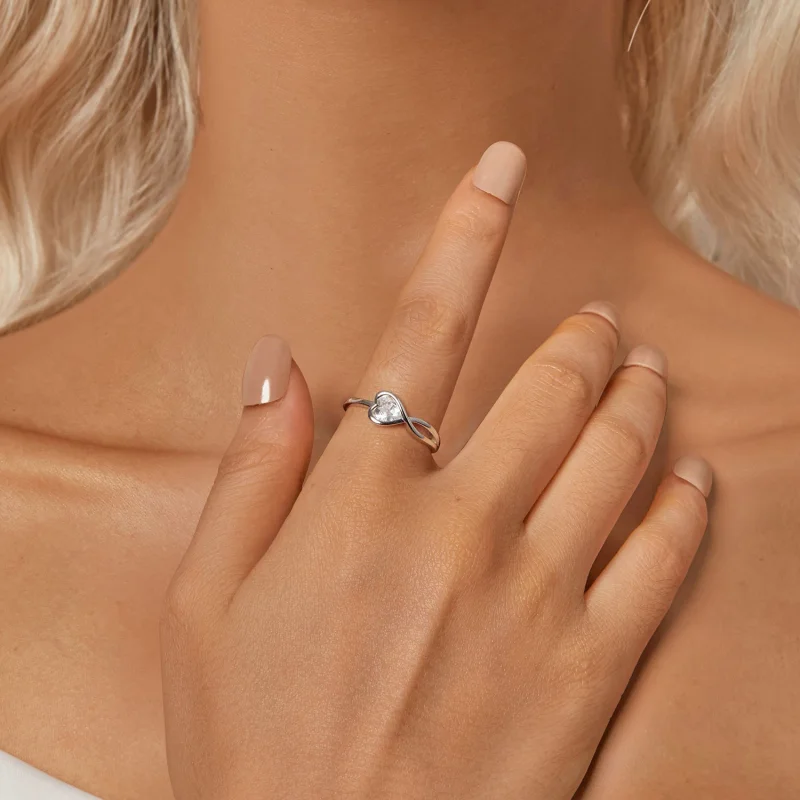 (изображение за) PANDORA Style Love Infinity Ring - BSR550 - Преглед 6