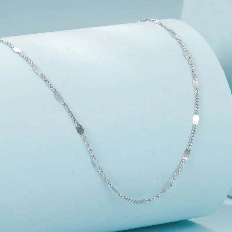 (изображение за) PANDORA Style Изящно искрящо базово колие - SCA030 - Преглед 2