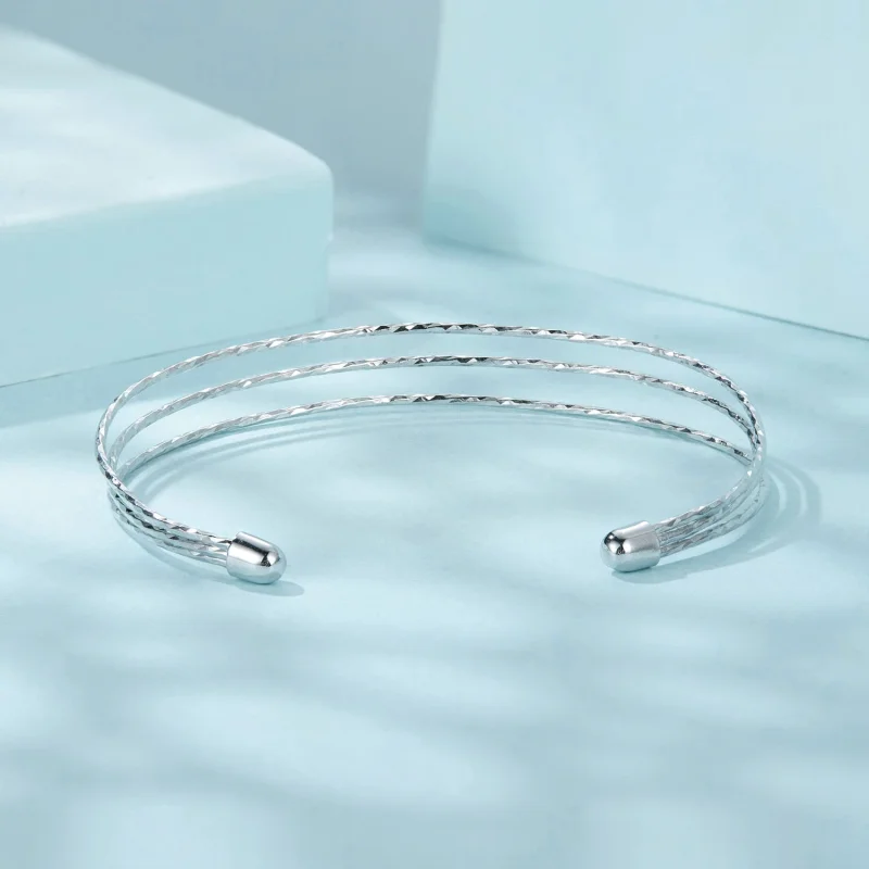 (изображение за) PANDORA Style Семпла многослойна гривна - SCB273 - Преглед 5