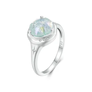 (изображение за) PANDORA Style Зелен леден циркониев пръстен - SCR1025