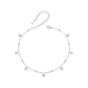 (изображение за) PANDORA Style Интелигентна и блестяща гривна за глезена - SCT025