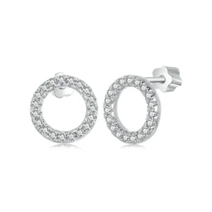 (изображение за) PANDORA Style Starry Night Moissanite 0.013ct Обеци (два сертификата) - MSE055