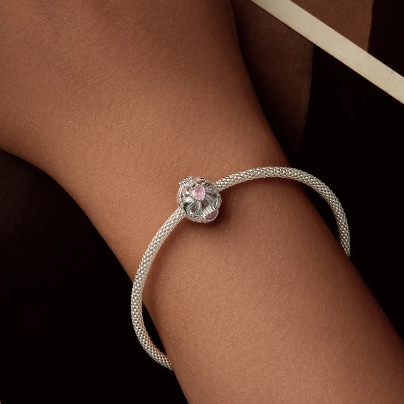 (изображение за) Мъниста с панделка в стил PANDORA - BSC1056 - Преглед 6