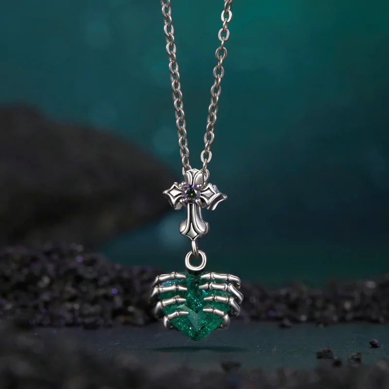 (изображение за) Висулка със сърце в стил PANDORA - BSC1061 - Преглед 3