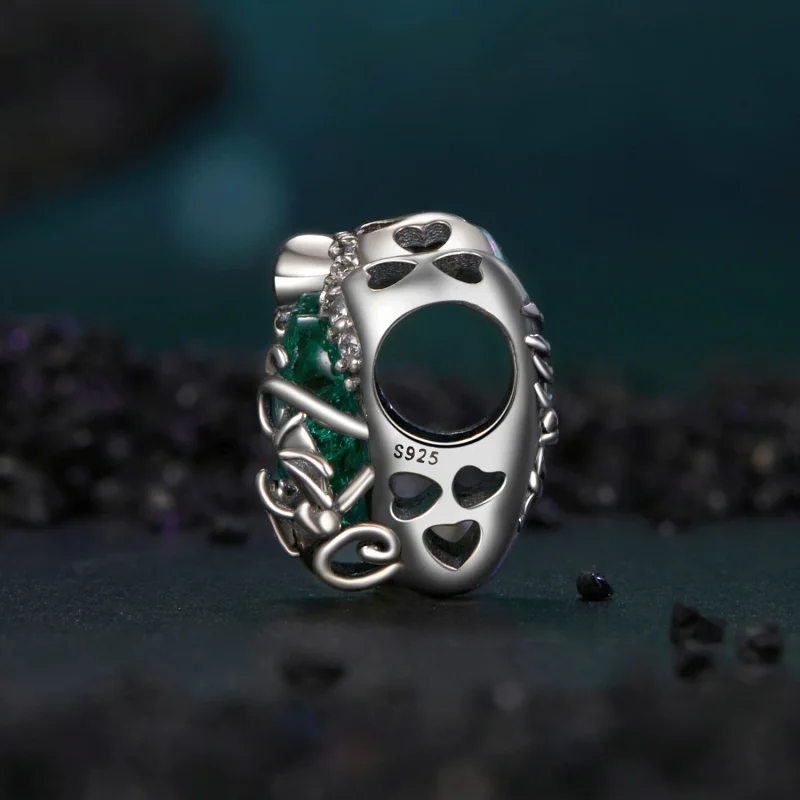 (изображение за) Мъниста с черепни сърца в стил PANDORA - BSC1064 - Преглед 3