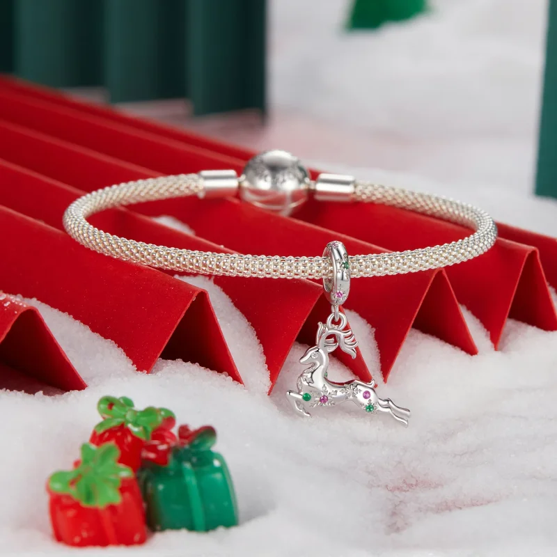 (изображение за) Коледен лос в стил PANDORA - BSC1066 - Преглед 3