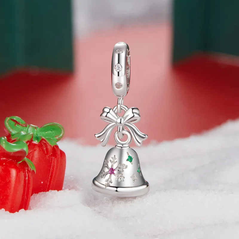 (изображение за) Коледна камбанка в стил PANDORA - BSC1067 - Преглед 2