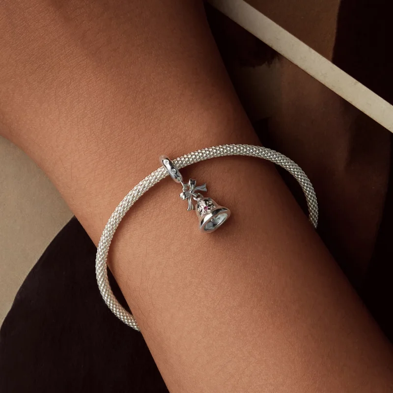 (изображение за) Коледна камбанка в стил PANDORA - BSC1067 - Преглед 5