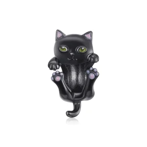 Анимирана котка в стил PANDORA - BSC404 (изображение за) Анимирана котка в стил PANDORA - BSC404