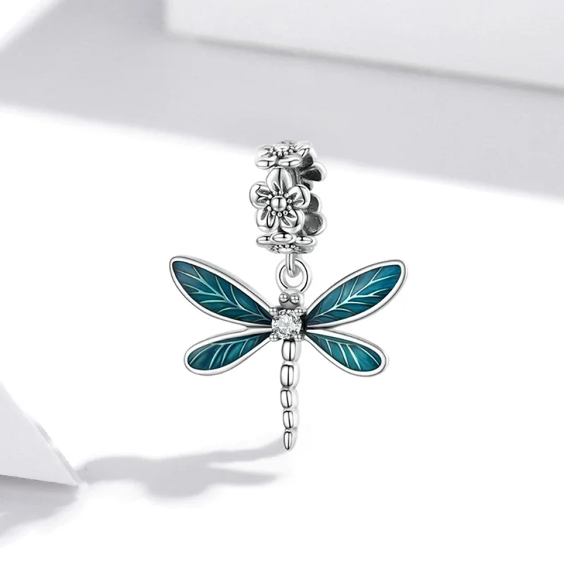 (изображение за) Красива висулка с водно конче в стил PANDORA - BSC521 - Преглед 2