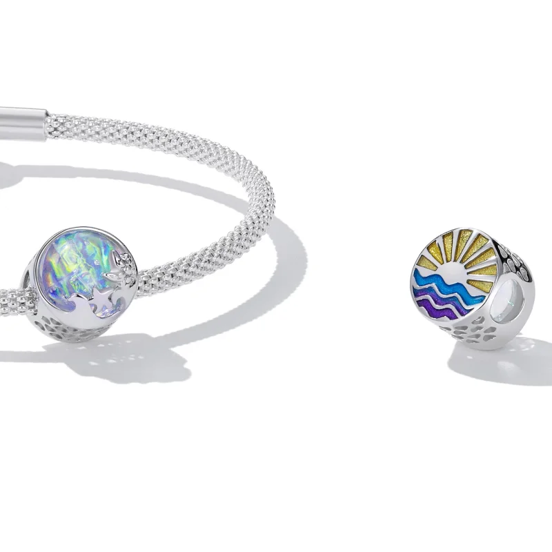 (изображение за) Мъниста с плажни вълни в стил PANDORA - BSC605 - Преглед 4