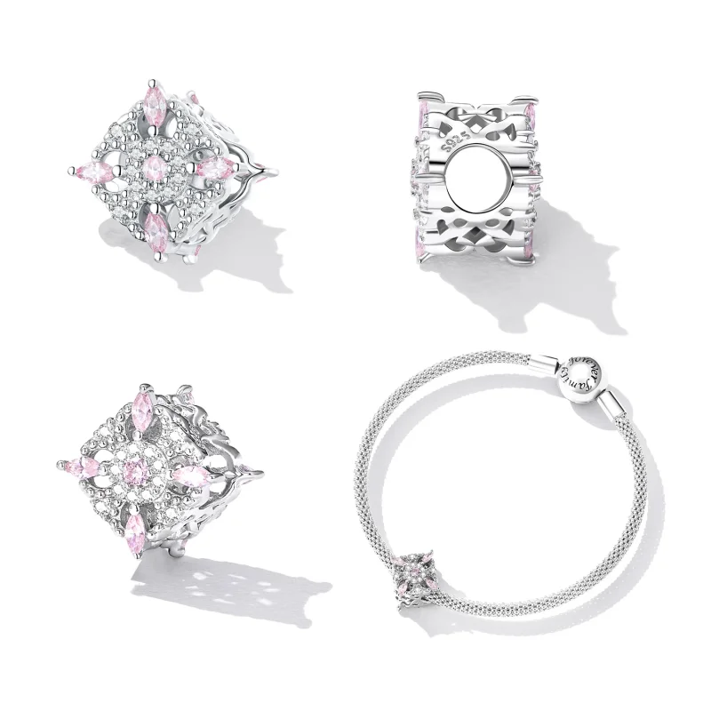 (изображение за) Ретро мъниста в стил PANDORA - BSC617 - Преглед 2