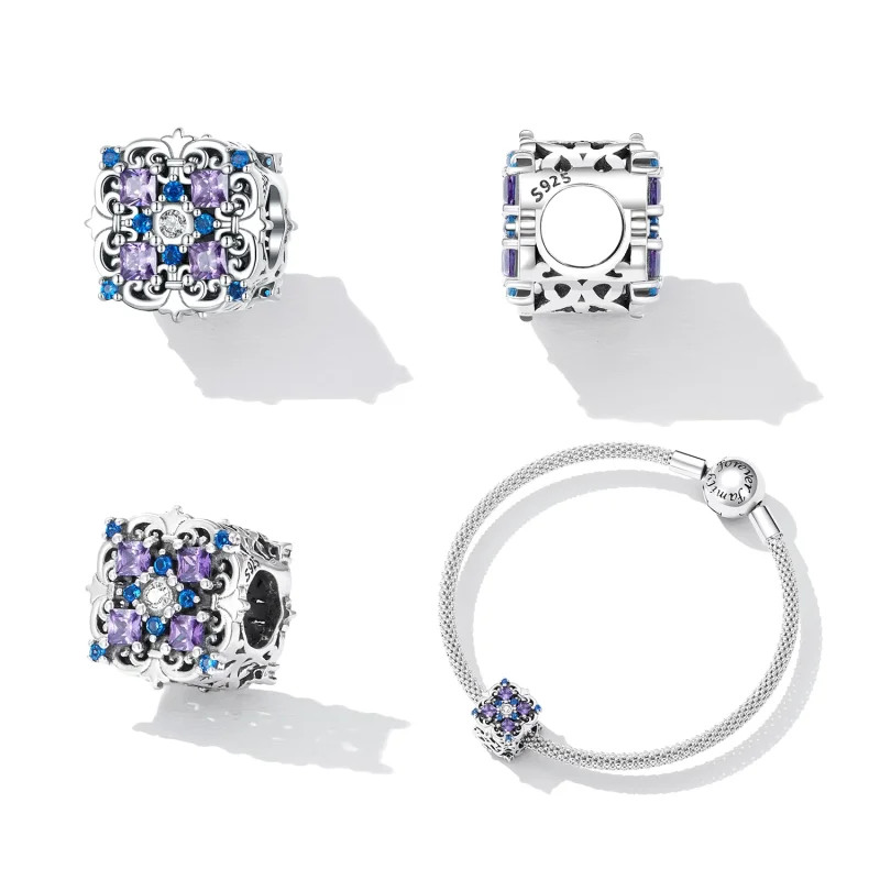 (изображение за) Ретро мъниста в стил PANDORA - BSC618 - Преглед 2