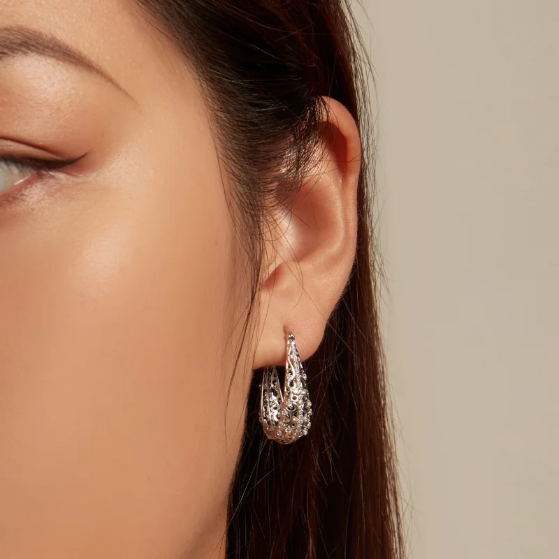 (изображение за) Шарени обеци в стил PANDORA - BSE753 - Преглед 5