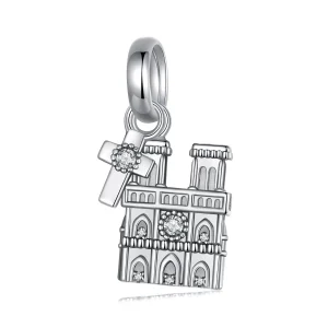 (изображение за) Медальон в стил PANDORA Notre Dame de Paris - SCC2873